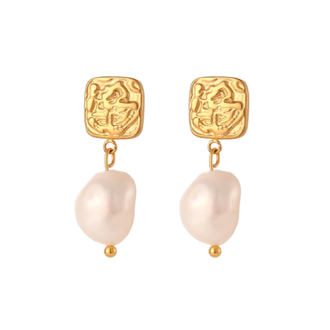 Chunky Pearl Earrings