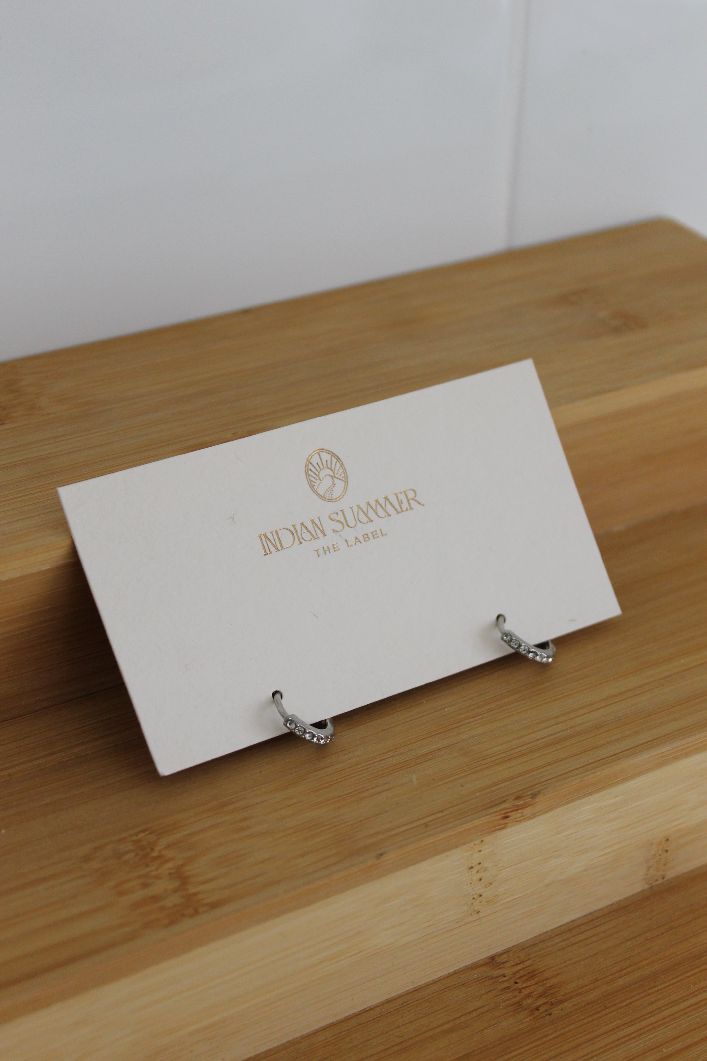 Silver Huggie Earrings