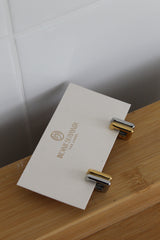 Two toned rectangle Earrings