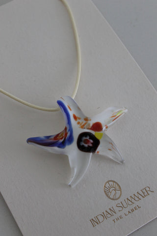 White starfish pendant