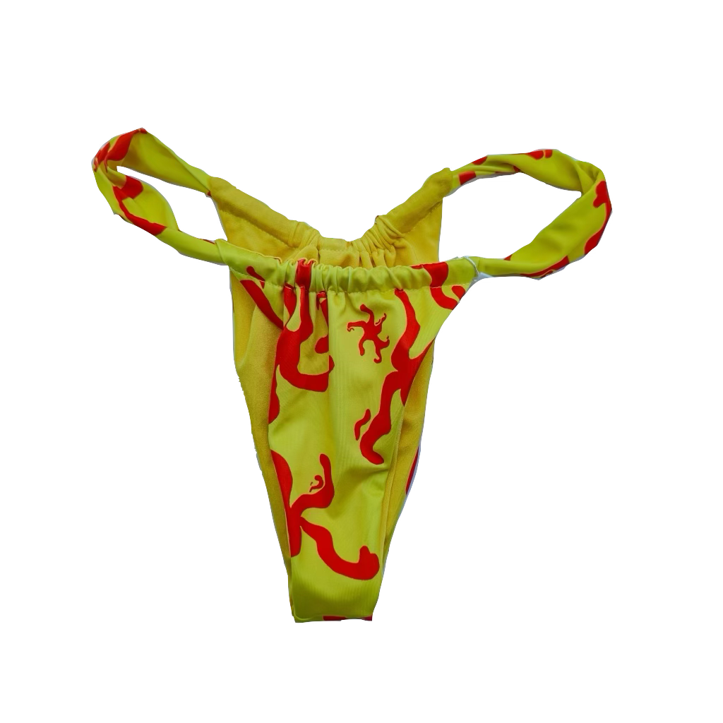 Yellow & red starfish print BOTTOMS
