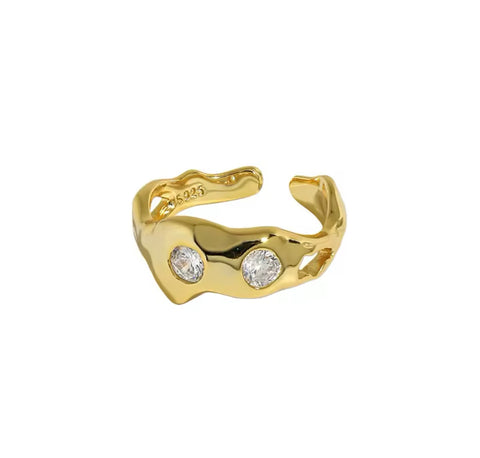 Gold Abstract Ring | Gold