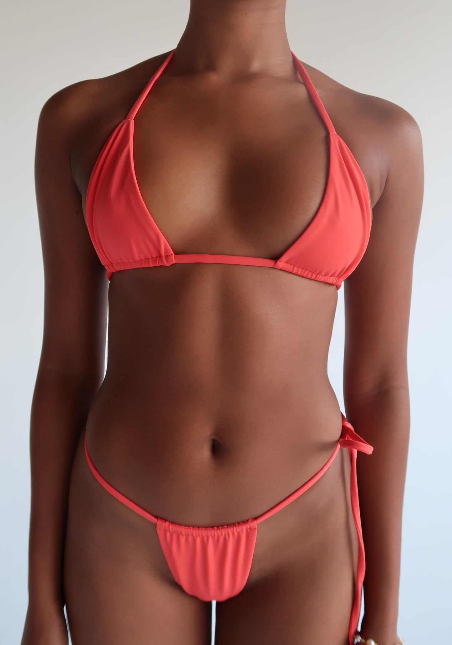 Coral Bikini Top