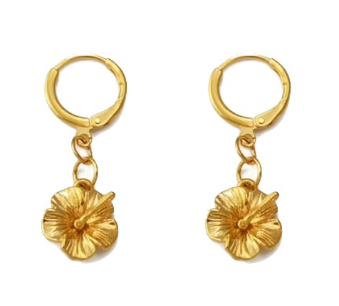 Hibiscus Earrings