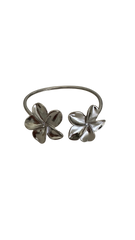 Flower Cuff - Silver