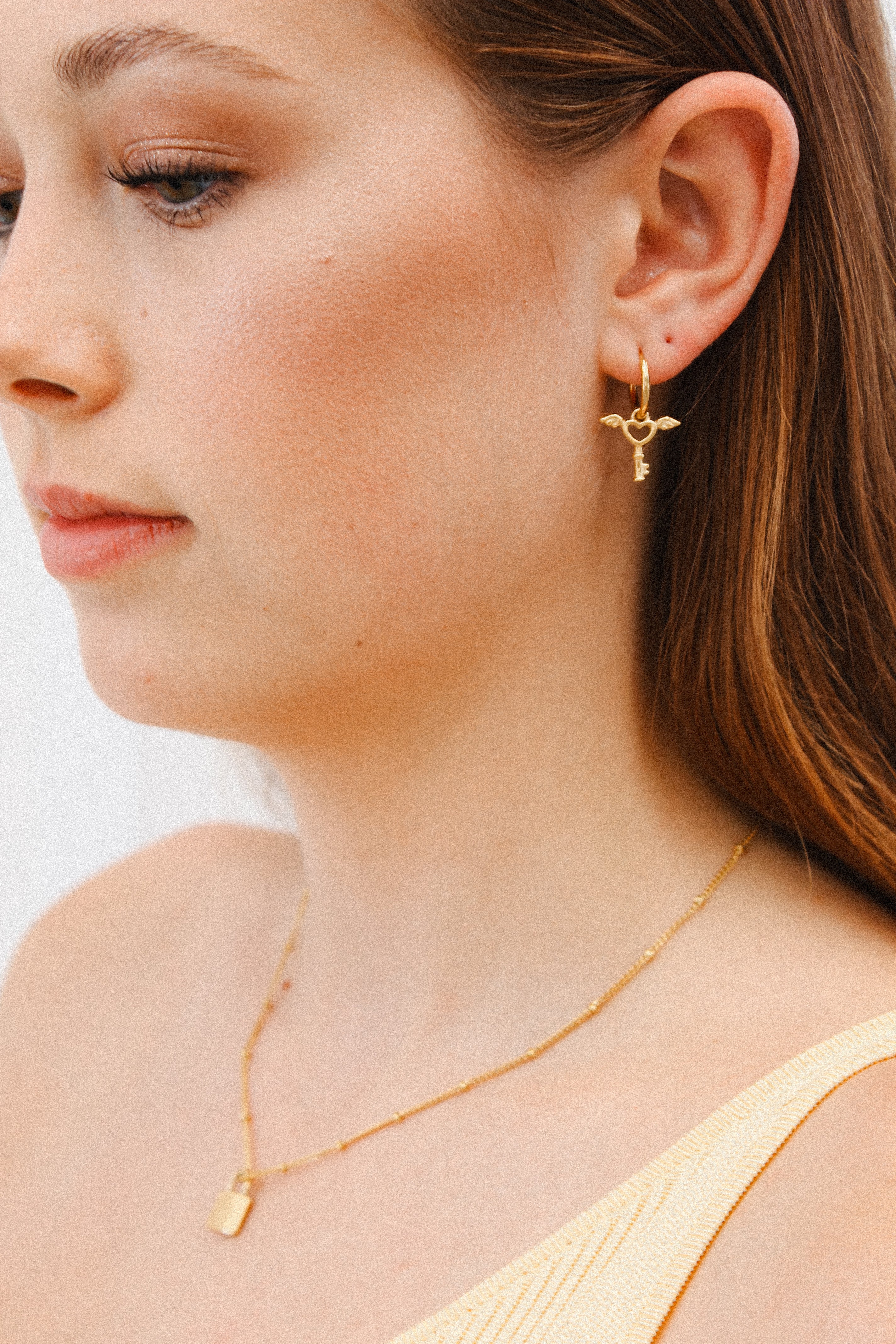 Lock and key Earrings